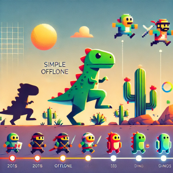 The History of the Google Dinosaur Game – From Chrome Offline to DinoGame.app