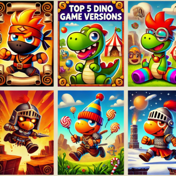 Top 5 Most Popular Dino Game Versions on DinoGame.app